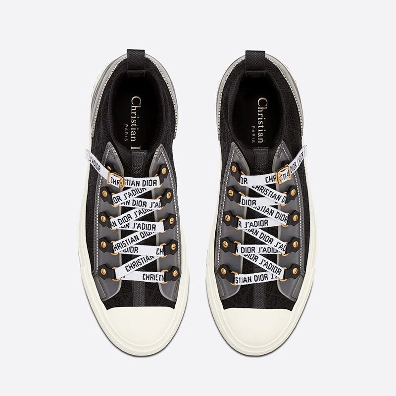 StreetReady 2381 Walk'n'Dior Sneakers Women Cannage Technical Mesh Black - Image 3