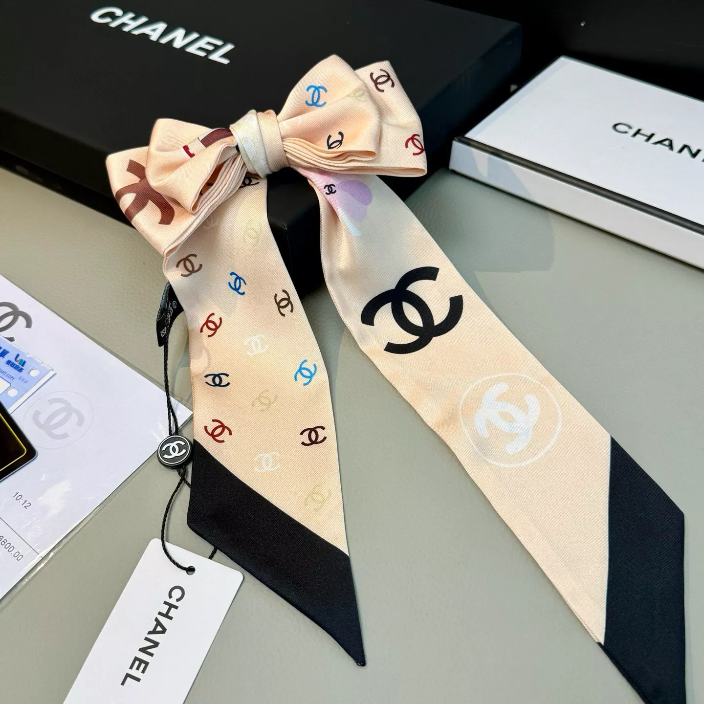 Timeless 2898 Chanel Silk Scarf - Image 3