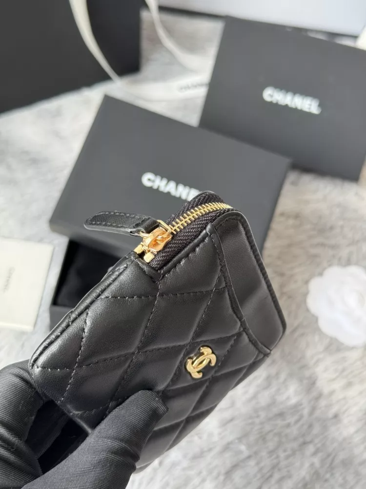 Unique 4881 Chanel AAA Quality Wallets In Gold For Women - Image 5