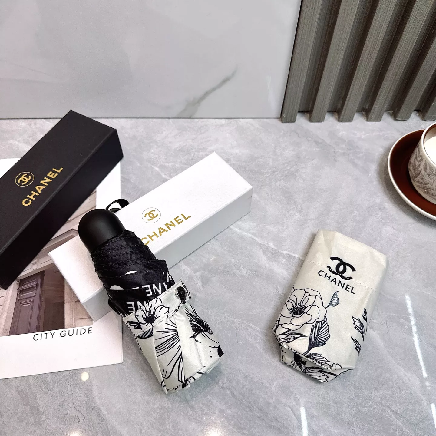 Unique 7734 Chanel Umbrellas