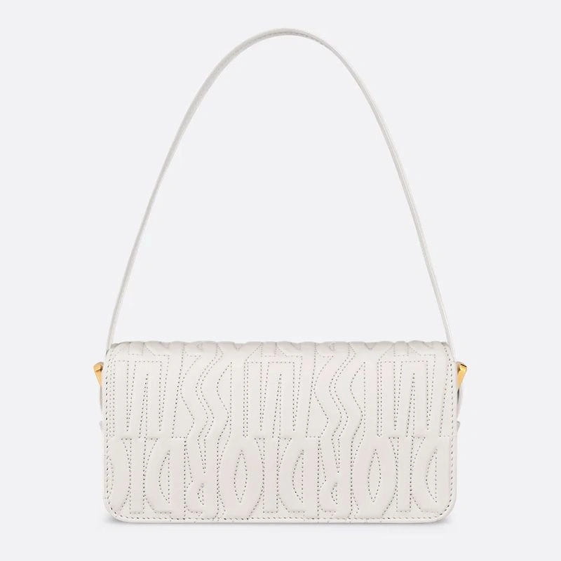 UrbanStyle 4861 Miss Dior Flap Bag In Quilted Miss Dior Allover Calfskin White - Image 3