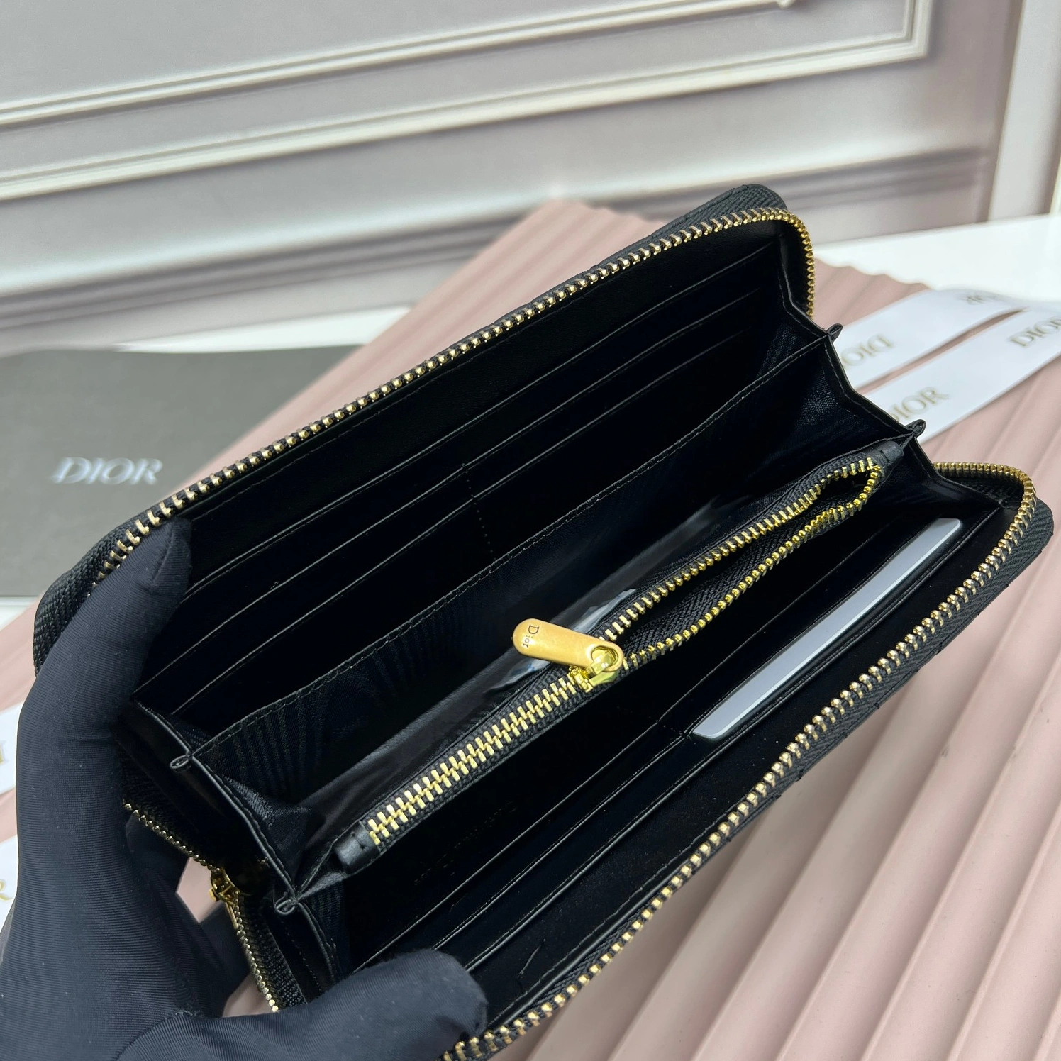 Vibrant 4948 Christian Dior AAA Quality Wallets For Unisex - Image 4