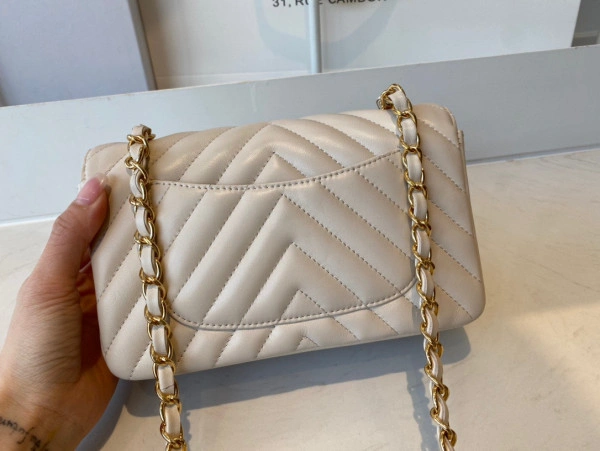 BestValue CHANEL FLAP BAG LAMBSKIN 20CM 636 - Image 5