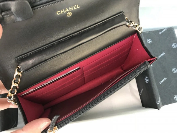 CHANEL Flap Bag Lambskin With Gold Silver Hardware GoAnywhere 842 - Image 3