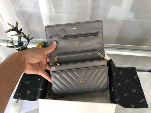 ModernLook CHANEL Flap Bag Lambskin With Gold Silver Hardware 847 - Image 5