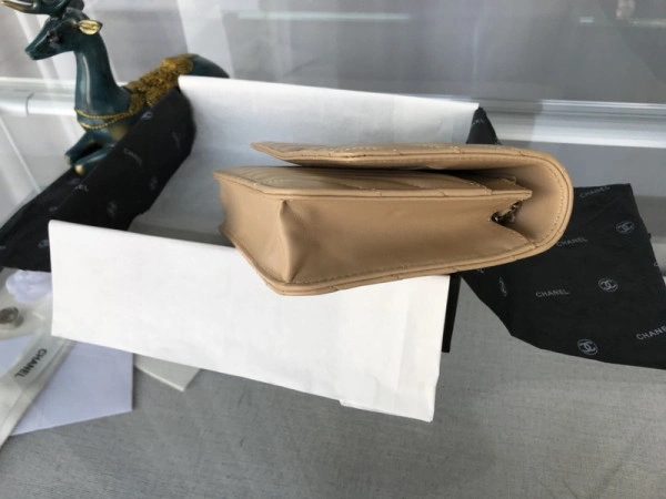 Popular CHANEL Flap Bag Lambskin With Gold Silver Hardware 844 - Image 6