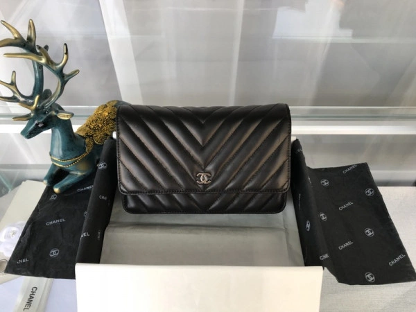 CHANEL Flap Bag Lambskin With Gold Silver Hardware GoAnywhere 842 - Image 16