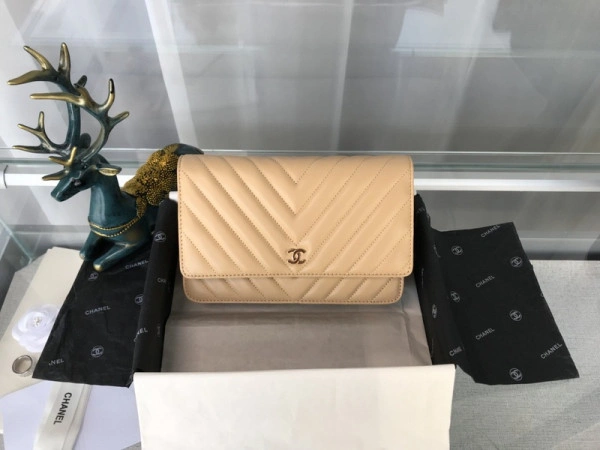 Popular CHANEL Flap Bag Lambskin With Gold Silver Hardware 844 - Image 16