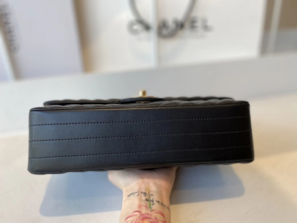 CHANEL FLAP BAG LAMBSKIN 25.5cm GoAnywhere 771 - Image 9