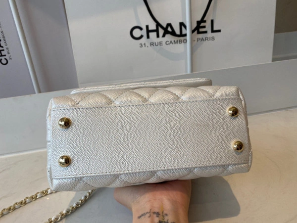 CHANEL MINI FLAP BAG WITH TOP HANDLE GoodFit 1035 - Image 9