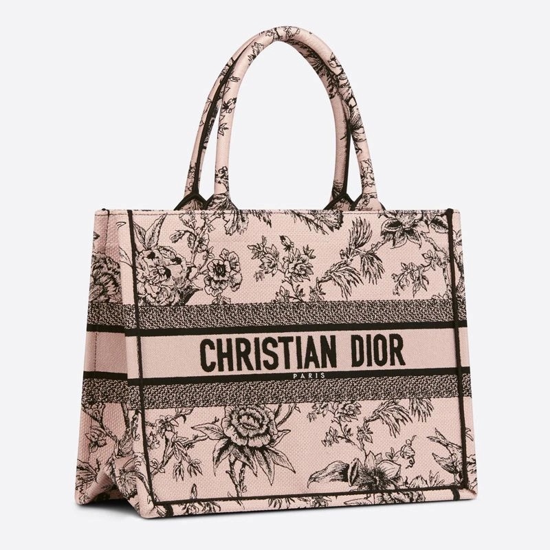 Dior Book Tote Jardin Botanique Motif Canvas Cherry - Image 3