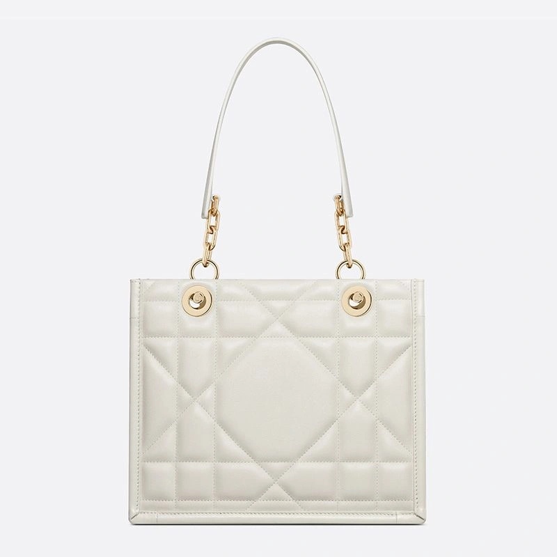 Dior Essential Tote Archicannage Calfskin White - Image 3