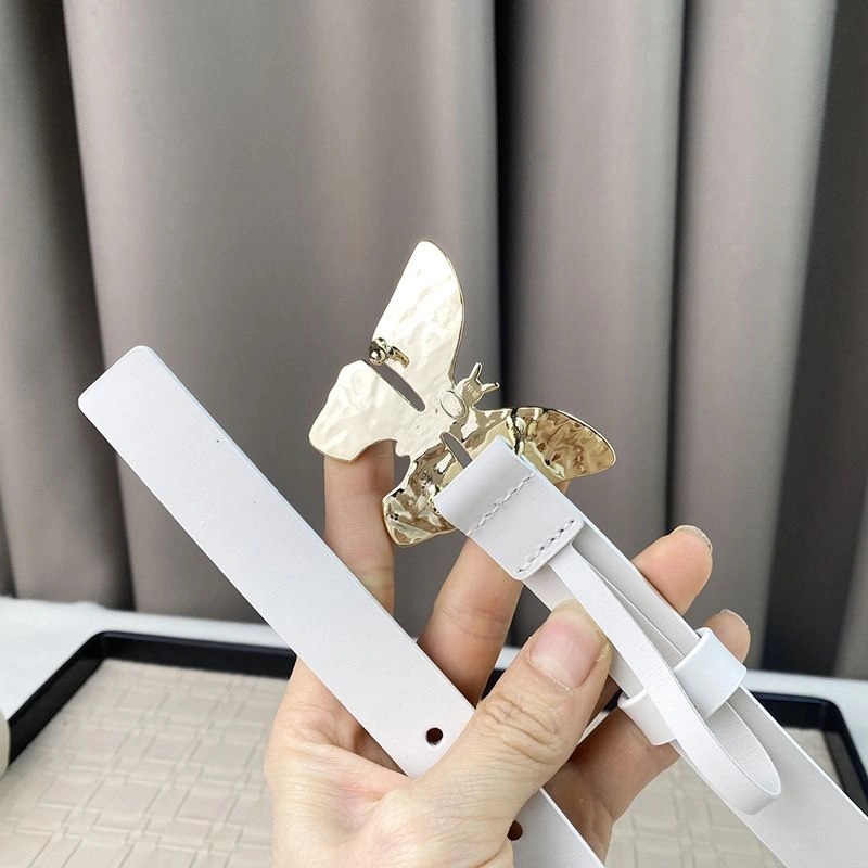 Dior Metamorphose Belt 20MM Ultrasmooth Calfskin White Gold - Image 3