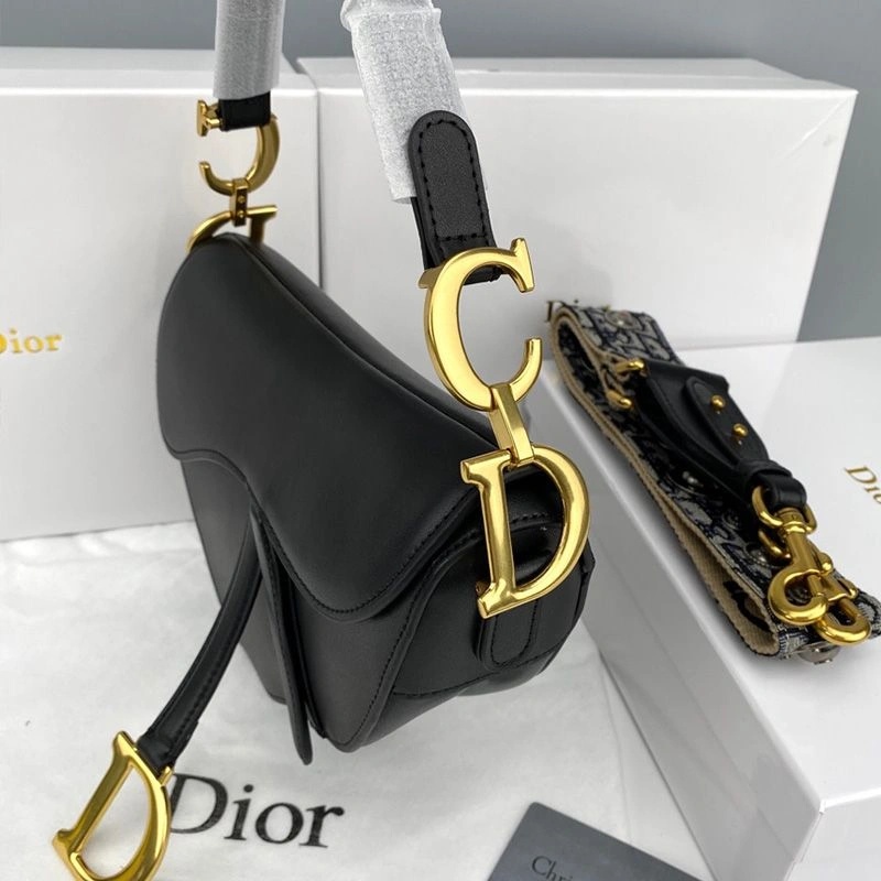 Dior Saddle Bag Smooth Calfskin Black - Image 3