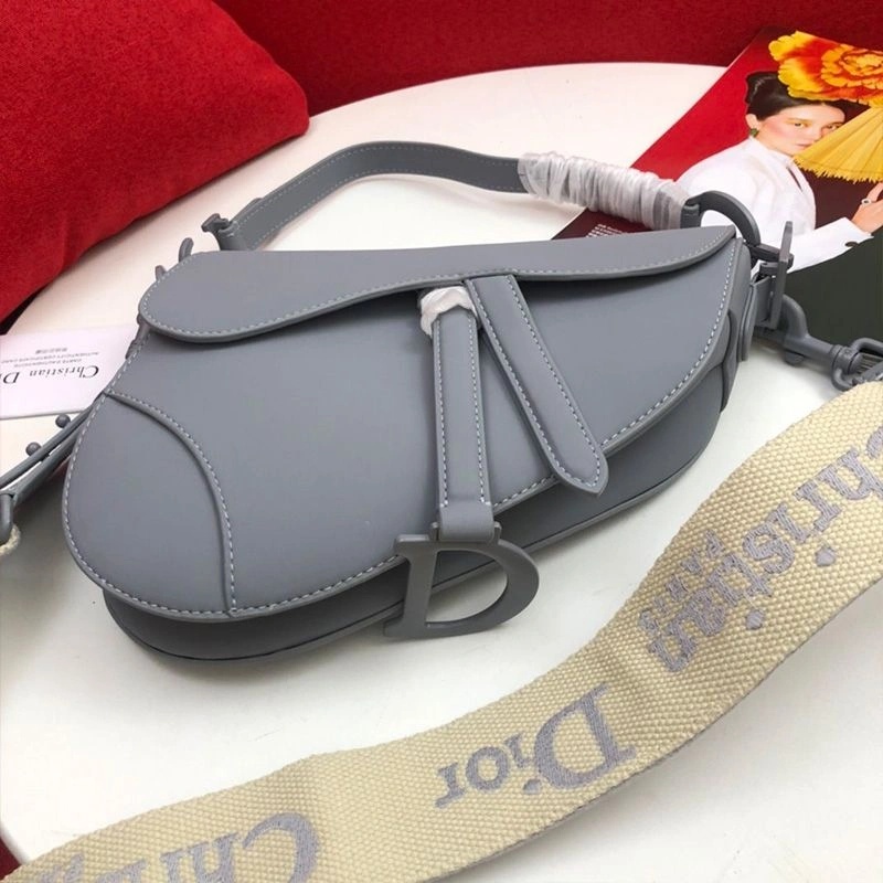 Dior Saddle Bag Ultramatte Calfskin Sky Blue - Image 3