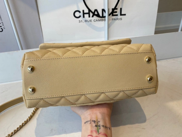 CHANEL FLAP BAG WITH TOP HANDLE Trendy 1036 - Image 7