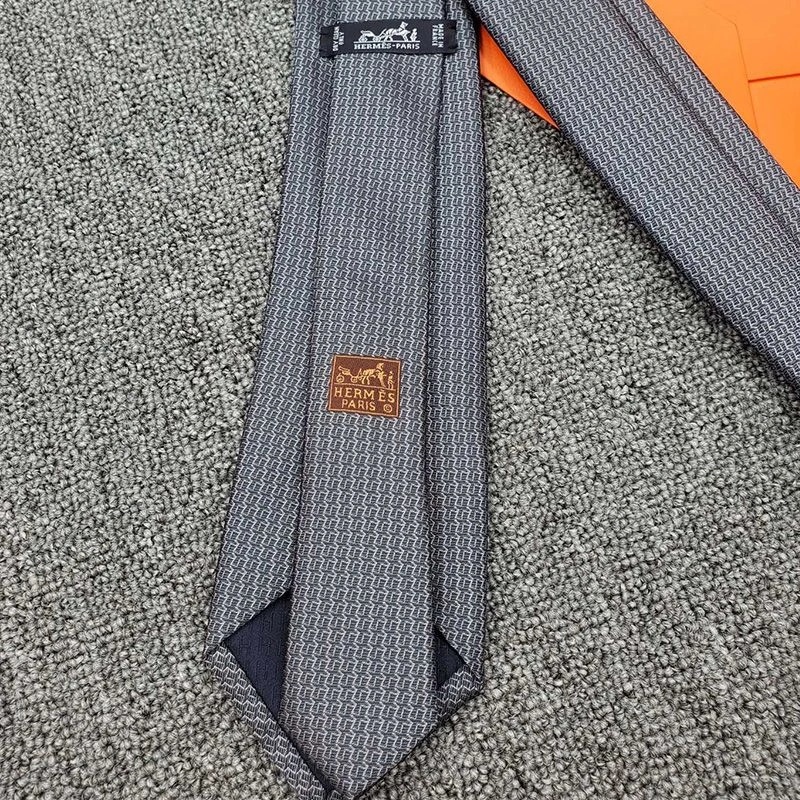 Hermes Scalator Tie In Grey - Image 3