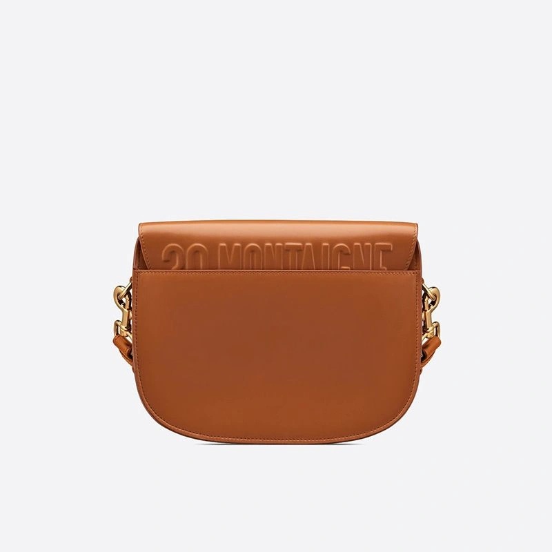 Medium Dior Bobby Bag Box Calfskin Brown - Image 3