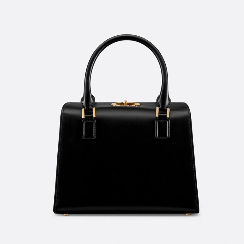 Medium Dior Boston Bag Box Calfskin Black - Image 3
