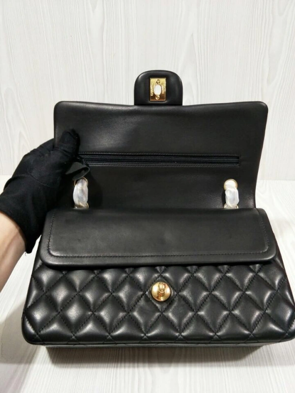 CHANEL FLAP BAG LAMBSKIN Trendy 727 - Image 12