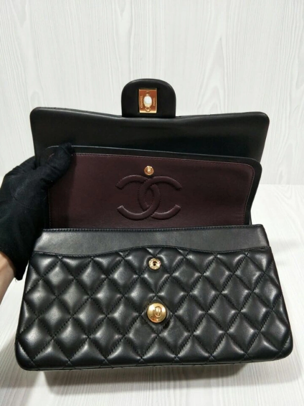 CHANEL FLAP BAG LAMBSKIN Trendy 727 - Image 19