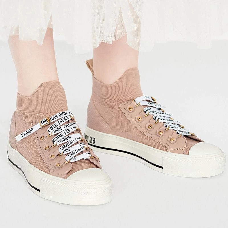 Walk'n'Dior Sneakers Women Technical Mesh Apricot - Image 4