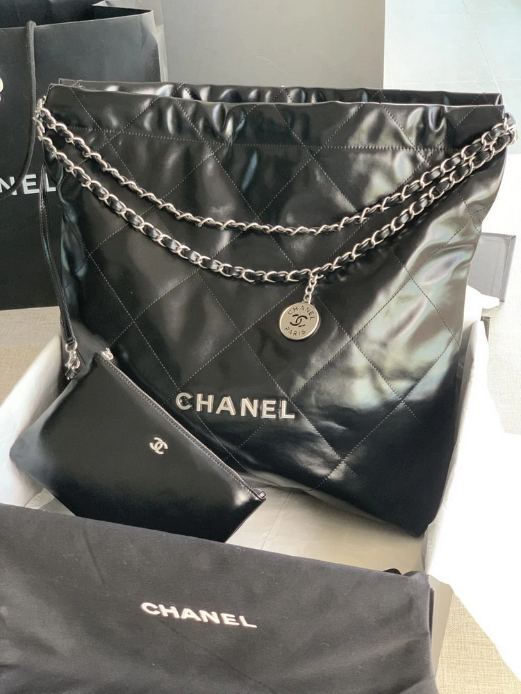Comfortable CHANEL LARGE 22 HANDBAG 1592 - Image 9
