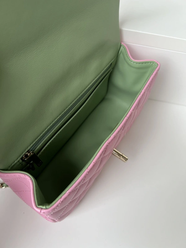 Trendy CHANEL FLAP BAG WITH TOP HANDLE-20*12*6cm 924 - Image 8