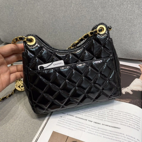 GoodFit CHANEL HOBO HANDBAG-17*19*6cm 1428 - Image 7